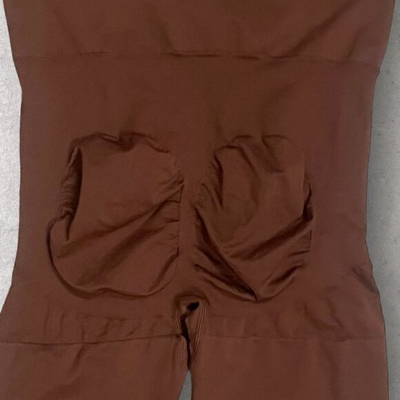 MeMoi 2 pack NWOT HIGH-WAISTED SEAMLESS FIRMING THIGH SHAPER MOCHA & BLACK 1x - Picture 6 of 7